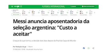 PORTADAS MEDIOS INTERNACIONALES MESSI
