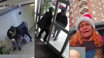 Como el ‘Grinch’: una mujer