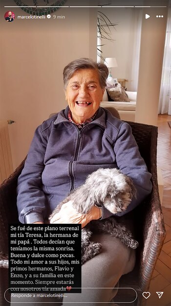 Teresa, la tía del conductor,