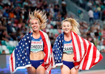 Elise Cranny (d). EFE/EPA/TATYANA ZENKOVICH/Archivo