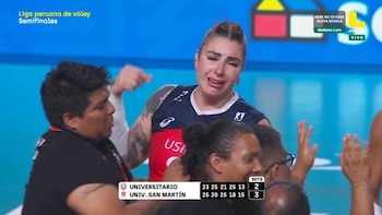 Emoción total: Fernanda Tomé rompió en llanto tras clasificación de San Martín a la final de la Liga Peruana de Vóley 2026