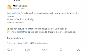 (X/ @MetroCDMX)