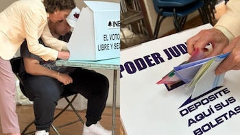 Beatriz Gutiérrez acudió a votar