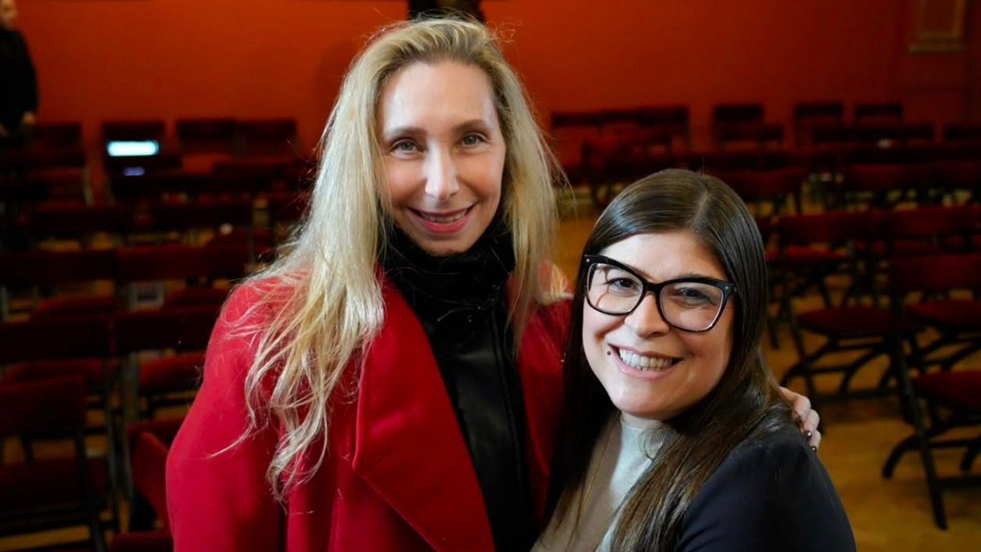 Karina Milei y la diputada Verónica Razzini