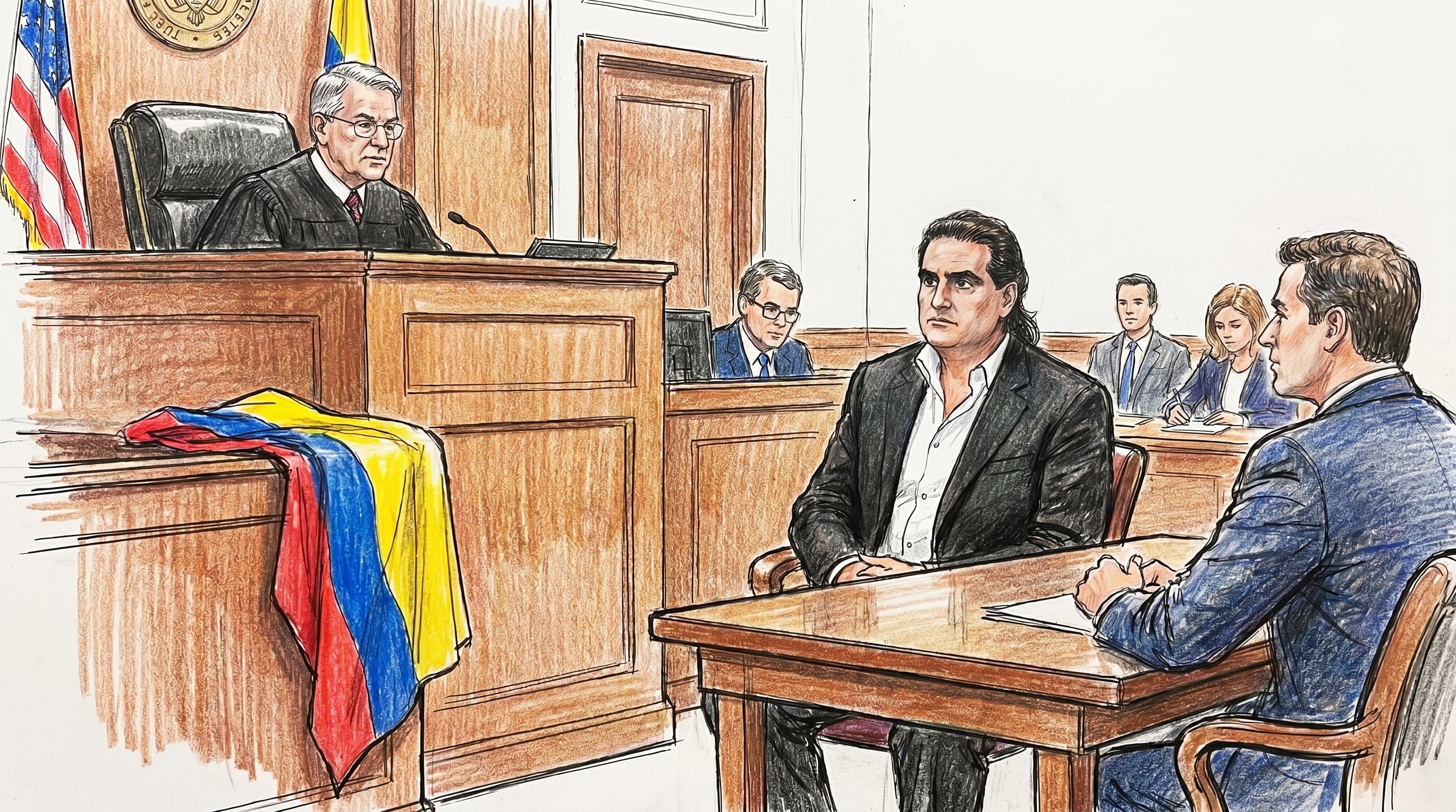 Saab fue protegido por la dictadura de Nicolás Maduro en varias ocasiones - crédito Visuales IA