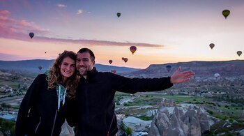 Los globos aerostáticos, en Capadocia