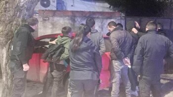 La banda tras ser arrestada