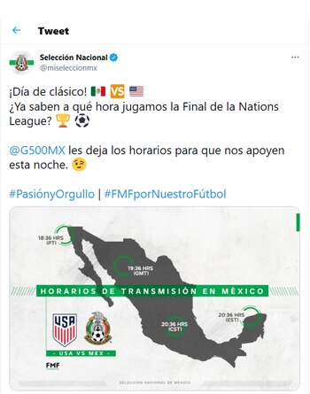 Selección Nacional /foto/twitter/Selección Nacional
