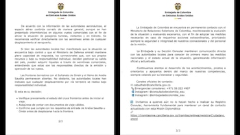 Se confirmó que las fronteras