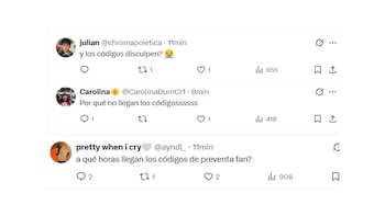 Problemas con los códigos de preventa de fans de Karol G en Bogotá - crédito redes sociales / X