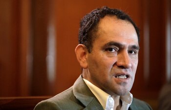 Arturo Herrera, durante la entrevista