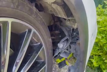 Gomita accidente en carretera