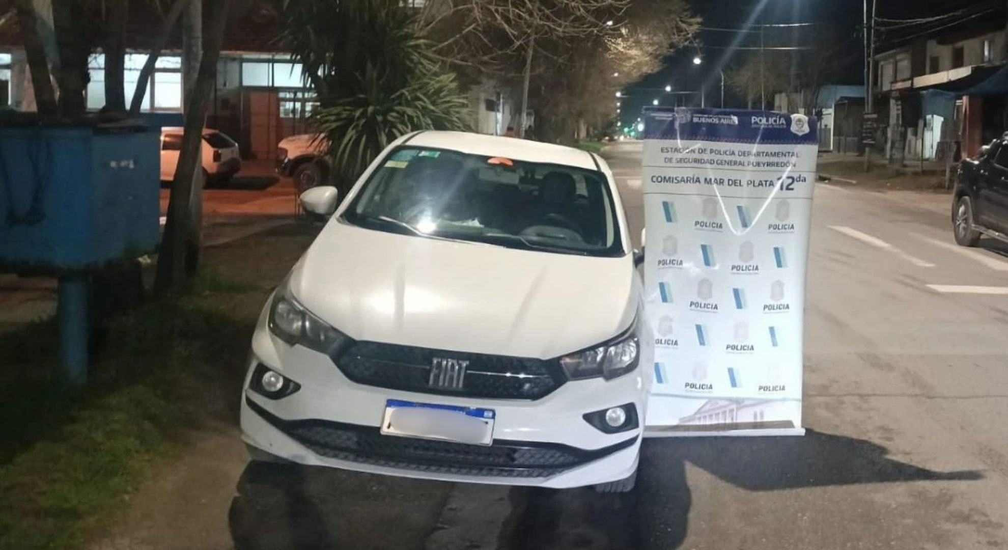 La Policía recuperó el auto robado (Gentileza: 0223)