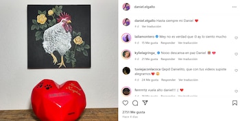Daniel el gallo fue cremado