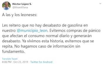 Héctor López, presidente municipal de