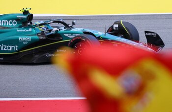 Fernando Alonso durante los entrenamientos