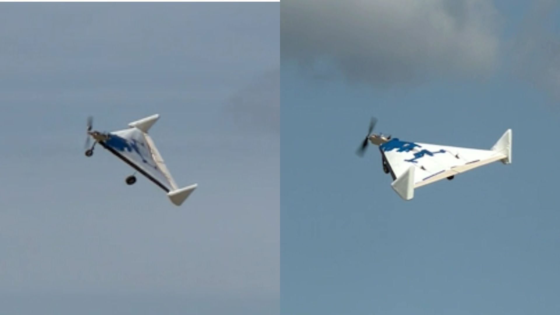 El innovador avión de ala delta fue construido en solo siete meses como una iniciativa extracurricular de los estudiantes, sin experiencia previa en aeronáutica (Infobae en Vivo)