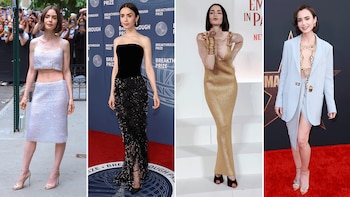 El glamour de Lily Collins,