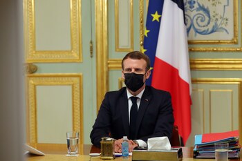 El presidente francés Emmanuel Macron.