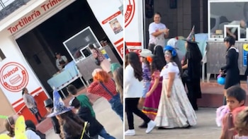 Niños piden su calaverita y reciben tortillas con sal de negocio en Aguascalientes