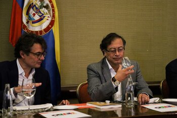 Alejandro Gaviria y Gustavo Petro