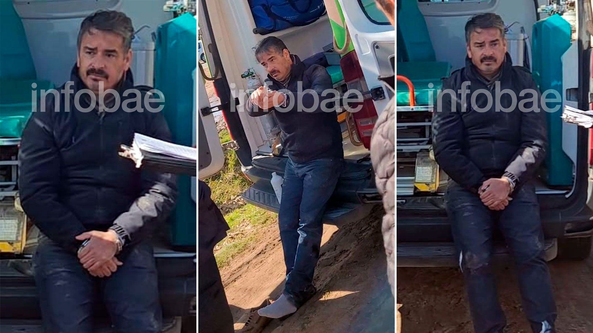 Julio de 2023: Francisco Centurión tras ser baleado en una pierna por la Federal