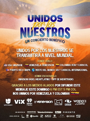 Unidos por los Nuestros recogerá ayudas para los damnificados por los terremotos tanto en Colombia como en Venezuela - crédito @cmnevents/Instagram