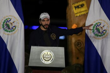 El Salvador's President Nayib Bukele