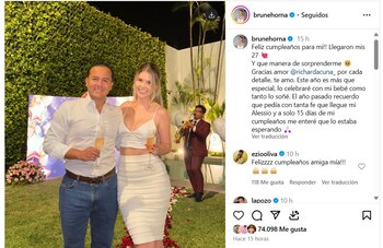 Richard Acuña celebra con todo