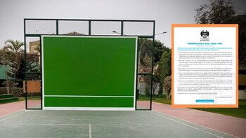 Cancha de frontón fue demolida