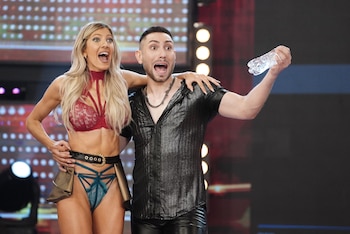 Cande Ruggeri y Nicolás Fleitas