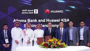 Huawei y Alinma Bank establecen
