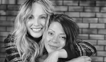 Claudia Bahamón y Marbelle. Foto: