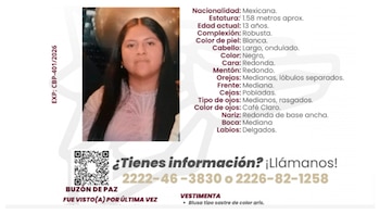 Danna Yeudiel tiene 13 años y desapareció en Tecamachalco, temen que padrastro se la haya llevado