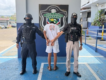 Un hombre fue aprehendido en Ernesto Córdoba Campos por un ataque a tiros ocurrido en abril de 2026. Tomada de la Policía Nacional