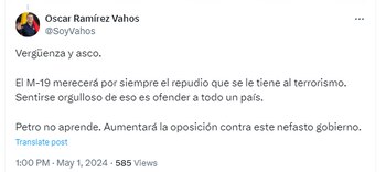 El concejal de Bogotá, Óscar