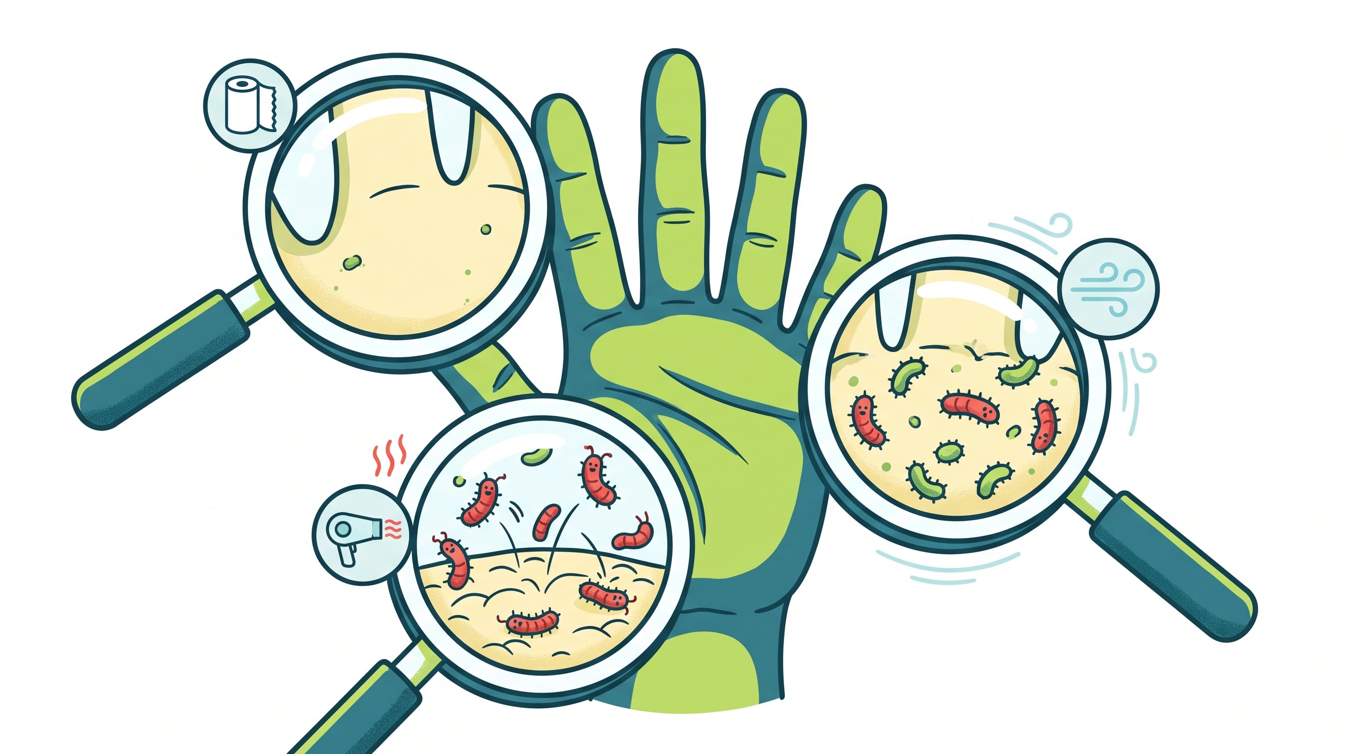 Un estudio de la Universidad de Bradford determinó que el acto de frotar las manos durante el secado anula la reducción bacteriana obtenida con el lavado (Imagen Ilustrativa Infobae)