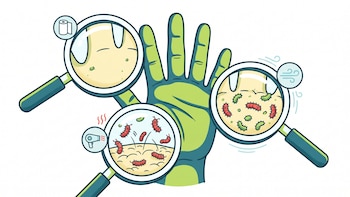 El error después de lavarse las manos que puede mantener bacterias en la piel, aunque las manos parezcan limpias a simple vista