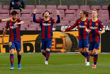 Para Messi todo fue alegría