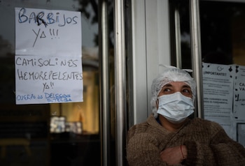 Una protesta de médicos por