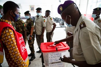 El voto militar, una de