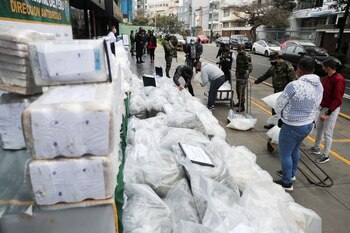 Miembros de la Policía Nacional