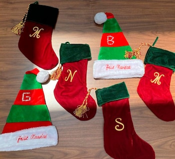 Las medias y gorritos con