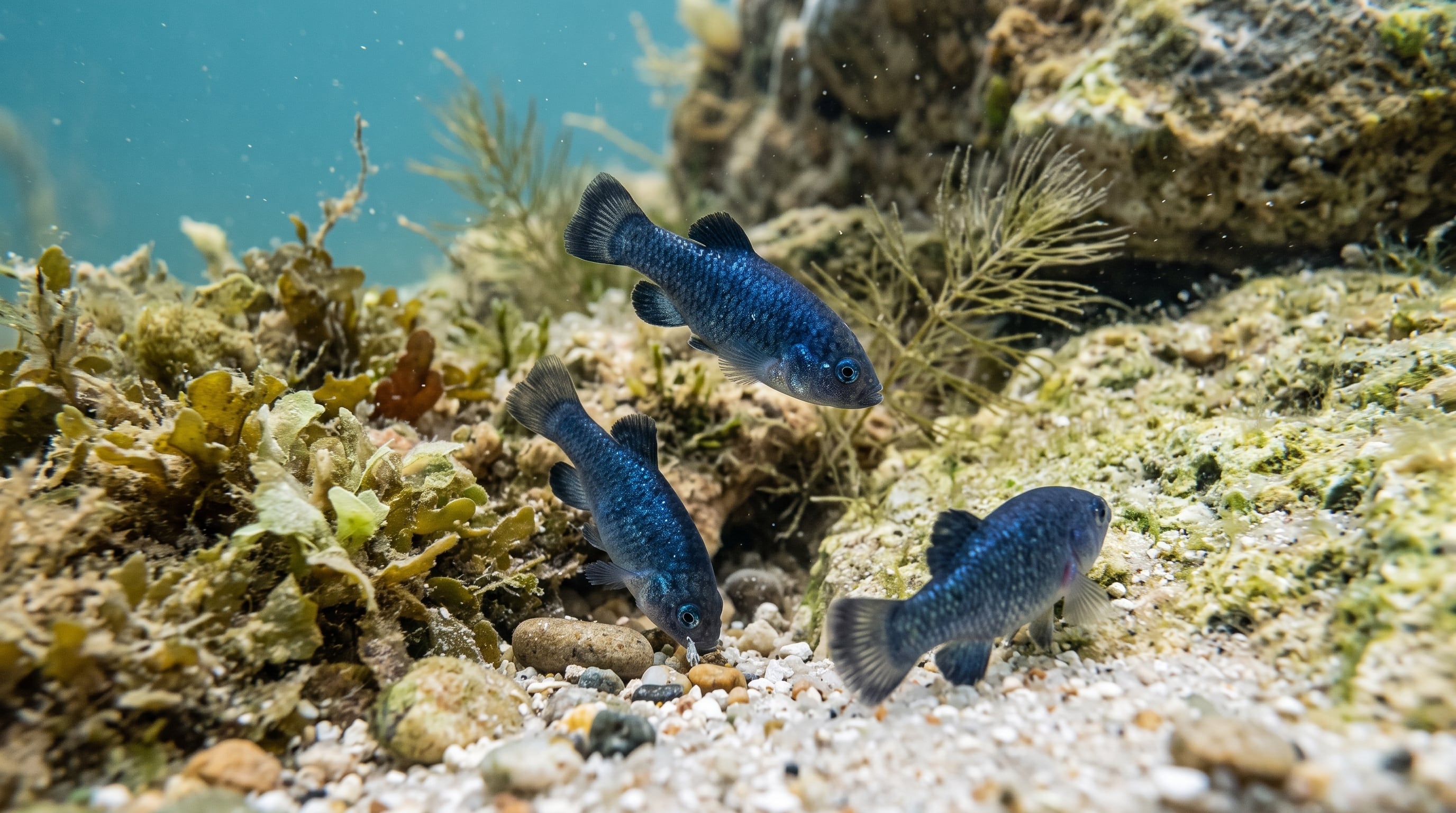 Los peces cachorrito viven en agua dulce de América del Norte, América Central y el Caribe, y sus poblaciones reducidas en hábitats aislados aumentan su vulnerabilidad (Imagen Ilustrativa Infobae)