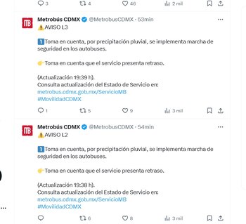 (X/ @MetrobusCDMX)
