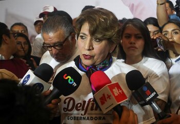 Delfina Gómez se dijo ganadora