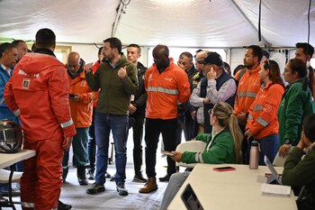 El alcalde Carlos Fernando Galán