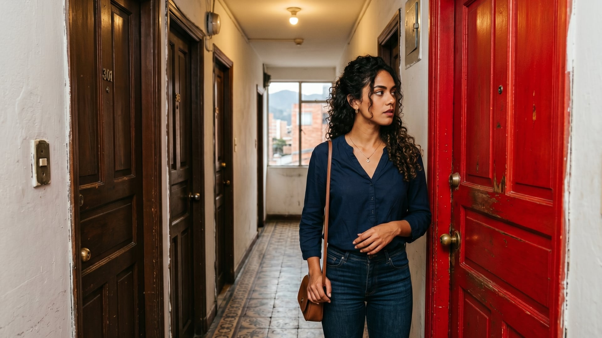 Cambiar la puerta de un apartamento en Colombia es legal, pero tiene límites definidos por la ley- crédito VisualesIA