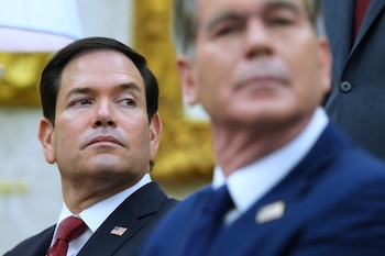 El secretario de Estado de Estados Unidos, Marco Rubio, firmó un memorando en el que solicitó facilitar la salida de Beto Coral, incluida su deportación si era necesario, al invocar razones de política exterior - crédito Julia Demaree Nikhinson/AP