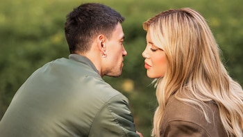 Wanda Nara filmando en Uruguay